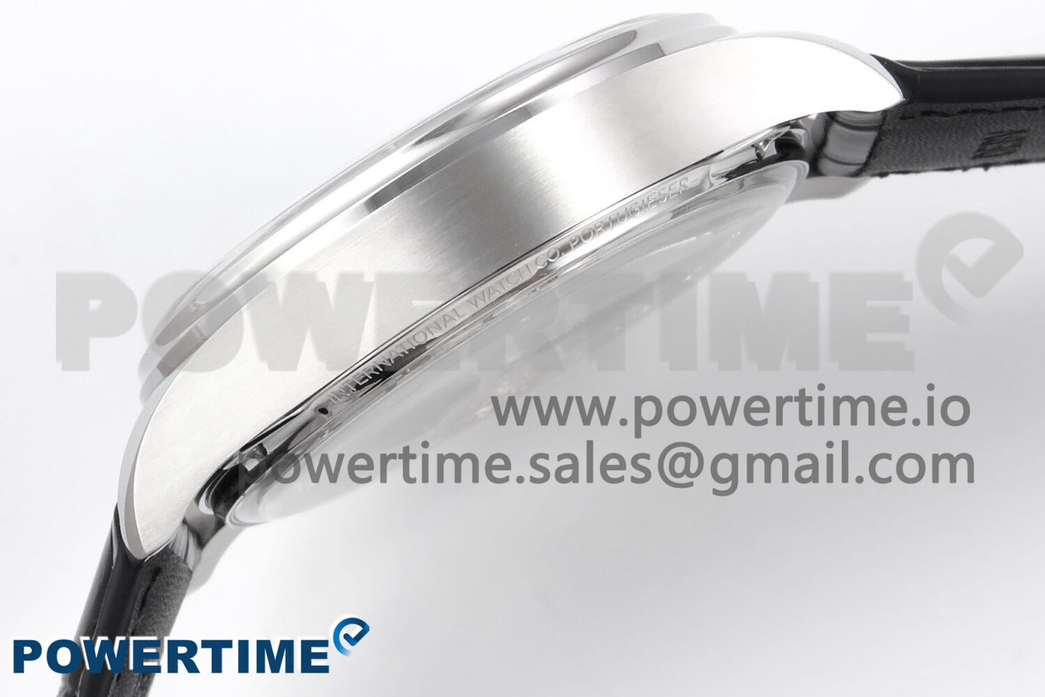 Portugieser Automatic SS IW501704 APSF 1:1 Best Edition Blue Dial on Black Leather Strap A52011 - Image 7