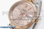 DateJust 41 126331 EWEF 1:1 Best Edition RG Stick Dial on SS/RG Jubilee Bracelet A3235 - Image 3