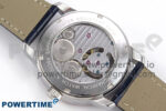 PP Tourbillon SS Rainbow Bezel RMSF Edition Black Starry Dial on Blue Leather Strap - Image 8