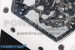 RM055 White Ceramic T+F 1:1 Best Edition Black Skeleton Dial on Black Rubber Strap RMUL2 Super Clone - Image 5