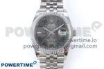 DateJust 36 126234 QF 1:1 Best Edition 904L Steel Gray Dial Green Roman Marker on SS Jubilee Bracelet VR3235