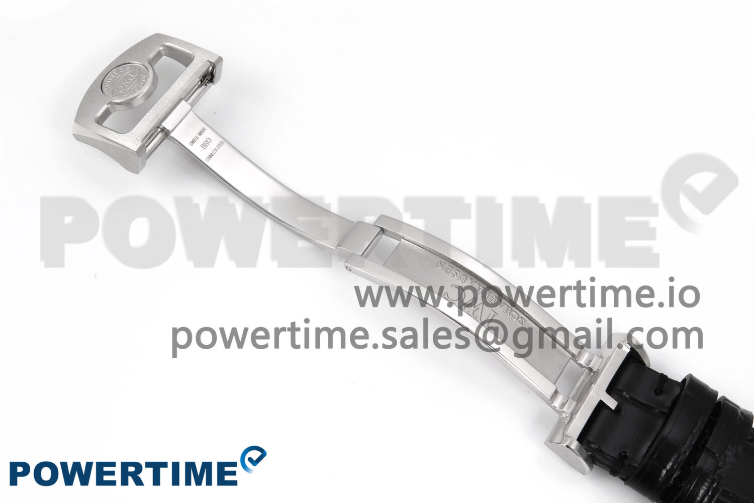 Portugieser Automatic SS IW501704 APSF 1:1 Best Edition Blue Dial on Black Leather Strap A52011 - Image 12