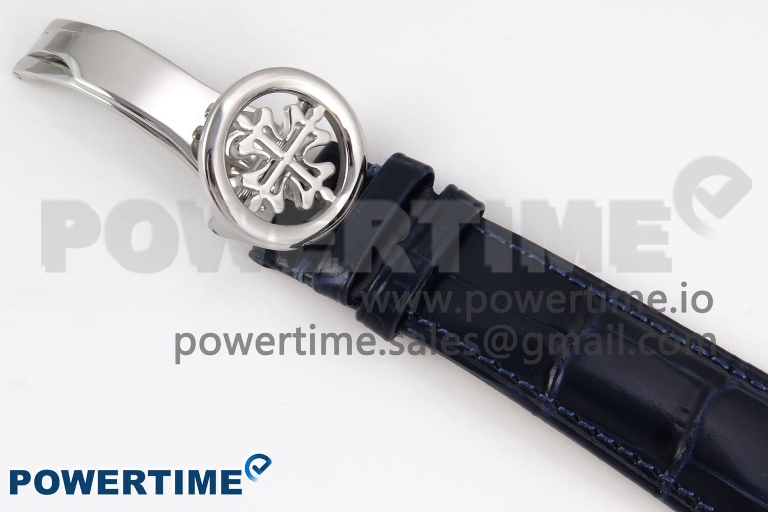 PP Tourbillon SS Rainbow Bezel RMSF Edition Black Starry Dial on Blue Leather Strap - Image 12