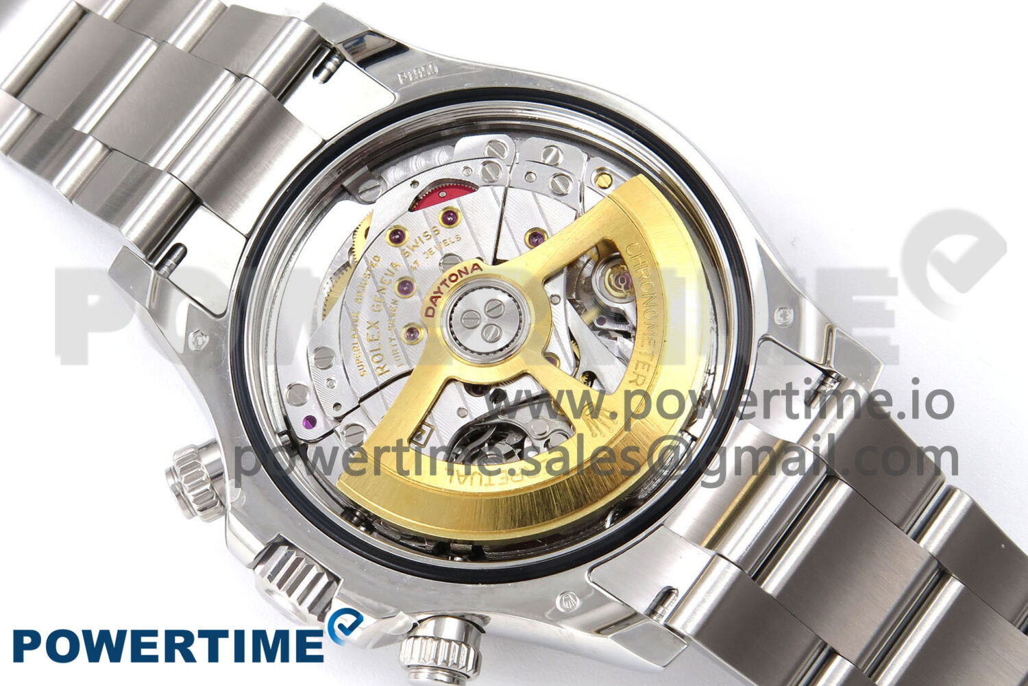 Daytona 126506 Clean 1:1 Best Edition 904L Steel Ice Blue Dial Crystral Markers on SS Braclet SH4131 - Image 9
