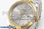 DateJust 41 126333 EWEF 1:1 Best Edition Silver Stick Dial on SS/YG Jubilee Bracelet A3235 - Image 3