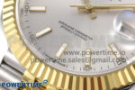 DateJust 41 126333 EWEF 1:1 Best Edition Silver Stick Dial on SS/YG Jubilee Bracelet A3235 - Image 5
