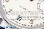 Portugieser Automatic 42mm SS APSF 1:1 Best Edition White/RG Dial on Black Leather Strap A52011 - Image 5