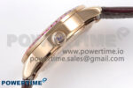 PP Tourbillon RG Rainbow Bezel RMSF Edition White Dial on Brown Leather Strap - Image 7