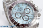 Daytona 126506 Clean 1:1 Best Edition 904L Steel Ice Blue Dial Lume Markers on SS Braclet SH4131 - Image 2