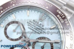 Daytona 126506 Clean 1:1 Best Edition 904L Steel Ice Blue Dial Lume Markers on SS Braclet SH4131 - Image 4
