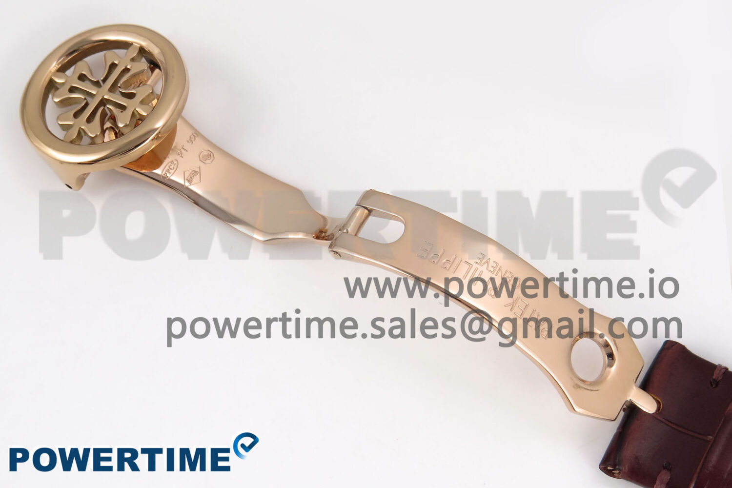 PP Tourbillon RG Rainbow Bezel RMSF Edition White Dial on Brown Leather Strap - Image 14