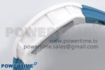 RM055 White Ceramic T+F 1:1 Best Edition Blue Skeleton Dial on Blue Rubber Strap RMUL2 Super Clone - Image 7