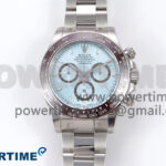 Daytona 126506 Clean 1:1 Best Edition 904L Steel Ice Blue Dial Lume Markers on SS Braclet SH4131