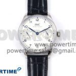 Portugieser Automatic 42mm SS APSF 1:1 Best Edition White Dial Blue Marker on Blue Leather Strap A52010