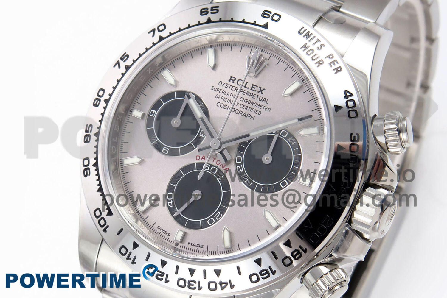 Daytona 126509 Clean 1:1 Best Edition 904L Steel Gray/Black Dial on SS Braclet SH4131 - Image 3