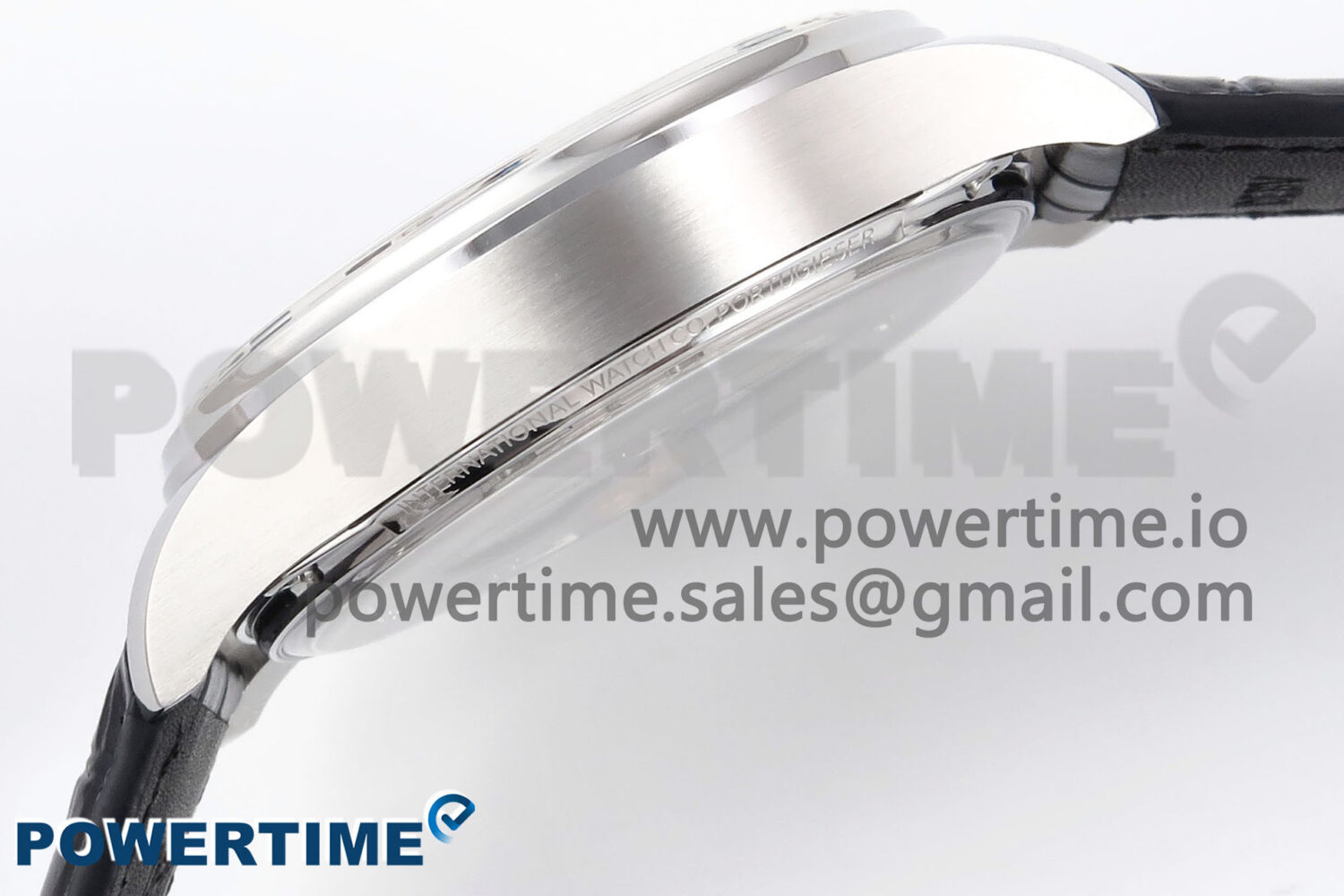 Portugieser Automatic 42mm SS APSF 1:1 Best Edition White Dial Blue Marker on Blue Leather Strap A52010 - Image 7