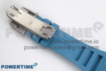 RM055 White Ceramic T+F 1:1 Best Edition Blue Skeleton Dial on Blue Rubber Strap RMUL2 Super Clone - Image 10