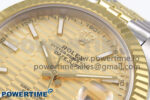 DateJust 41 126333 EWEF 1:1 Best Edition YG Texuted Dial on SS/YG Jubilee Bracelet A3235 - Image 4