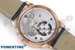 PP Tourbillon RG Rainbow Bezel RMSF Edition Black Starry Dial on Blue Leather Strap - Image 9