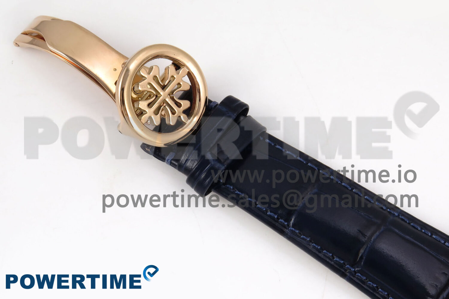 PP Tourbillon RG Rainbow Bezel RMSF Edition Black Starry Dial on Blue Leather Strap - Image 12