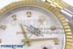 DateJust 41 126333 EWEF 1:1 Best Edition White MOP Dial on SS/YG Jubilee Bracelet A3235 - Image 4