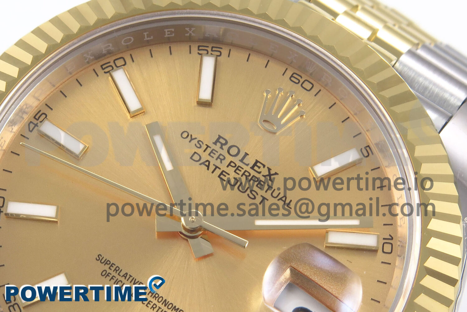 DateJust 41 126333 EWEF 1:1 Best Edition YG Stick Dial on SS/YG Jubilee Bracelet A3235 - Image 4