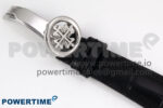 PP Tourbillon SS Diamonds Bezel RMSF Edition White Dial on Black Leather Strap - Image 12