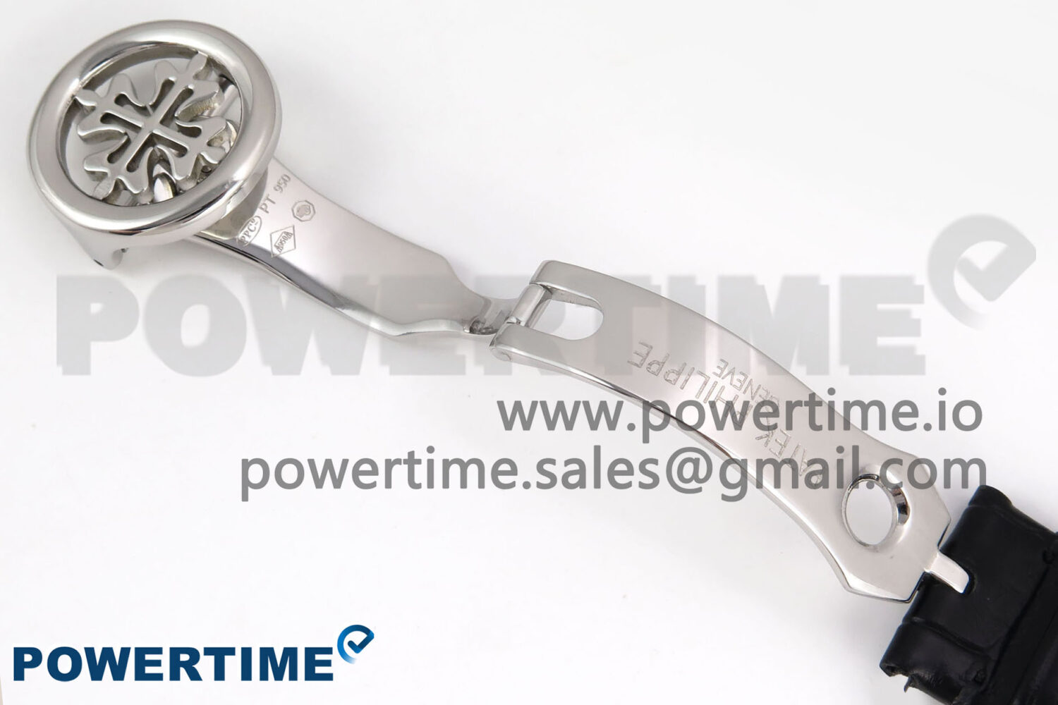 PP Tourbillon SS Diamonds Bezel RMSF Edition White Dial on Black Leather Strap - Image 14