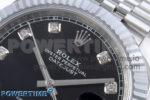 DateJust 41 126334 QF 1:1 Best Edition 904L Steel Black Diamonds Dial on SS Jubilee Bracelet VR3235 - Image 4