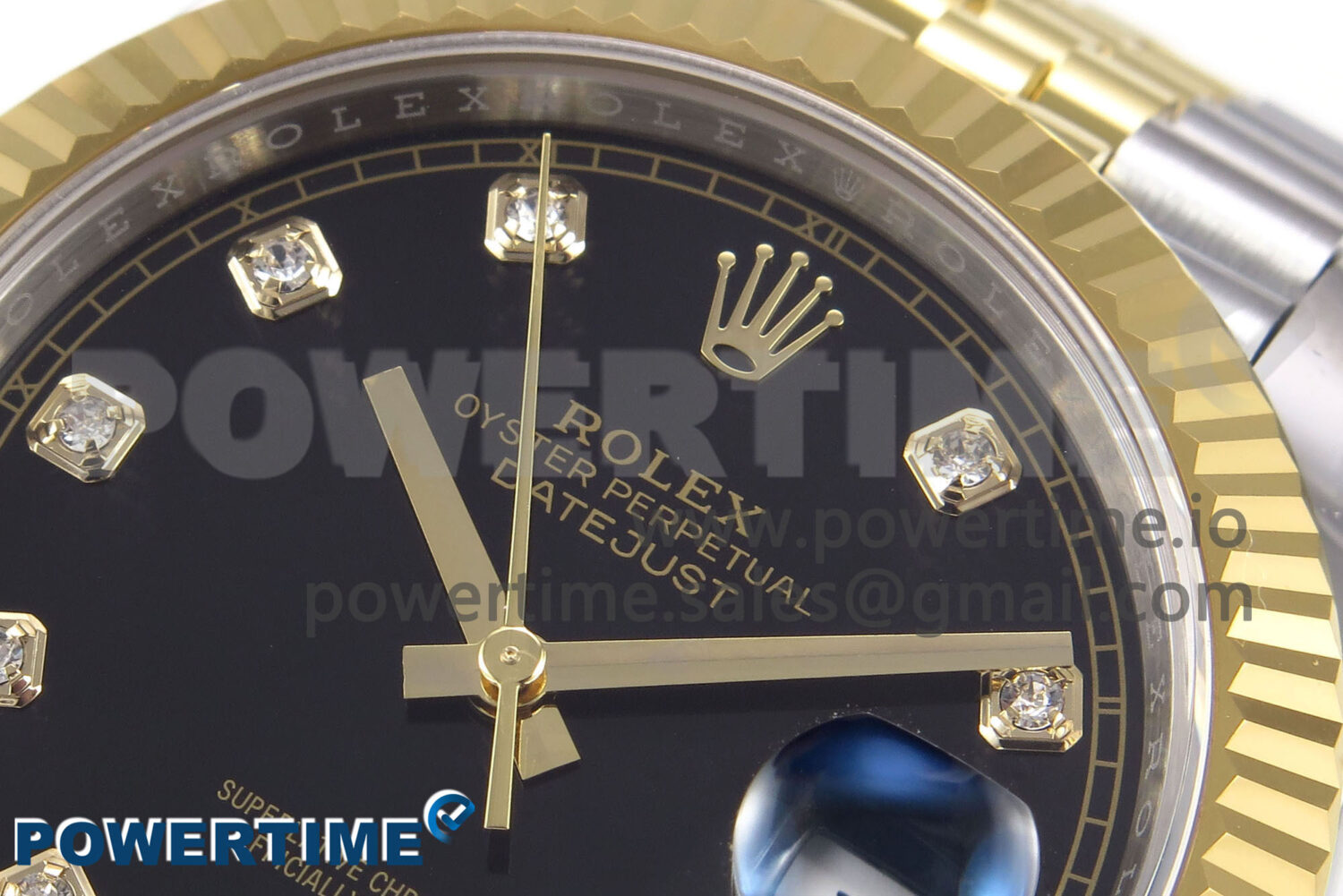 DateJust 41 126333 EWEF 1:1 Best Edition Black Diamonds Dial on SS/YG Jubilee Bracelet A3235 - Image 4