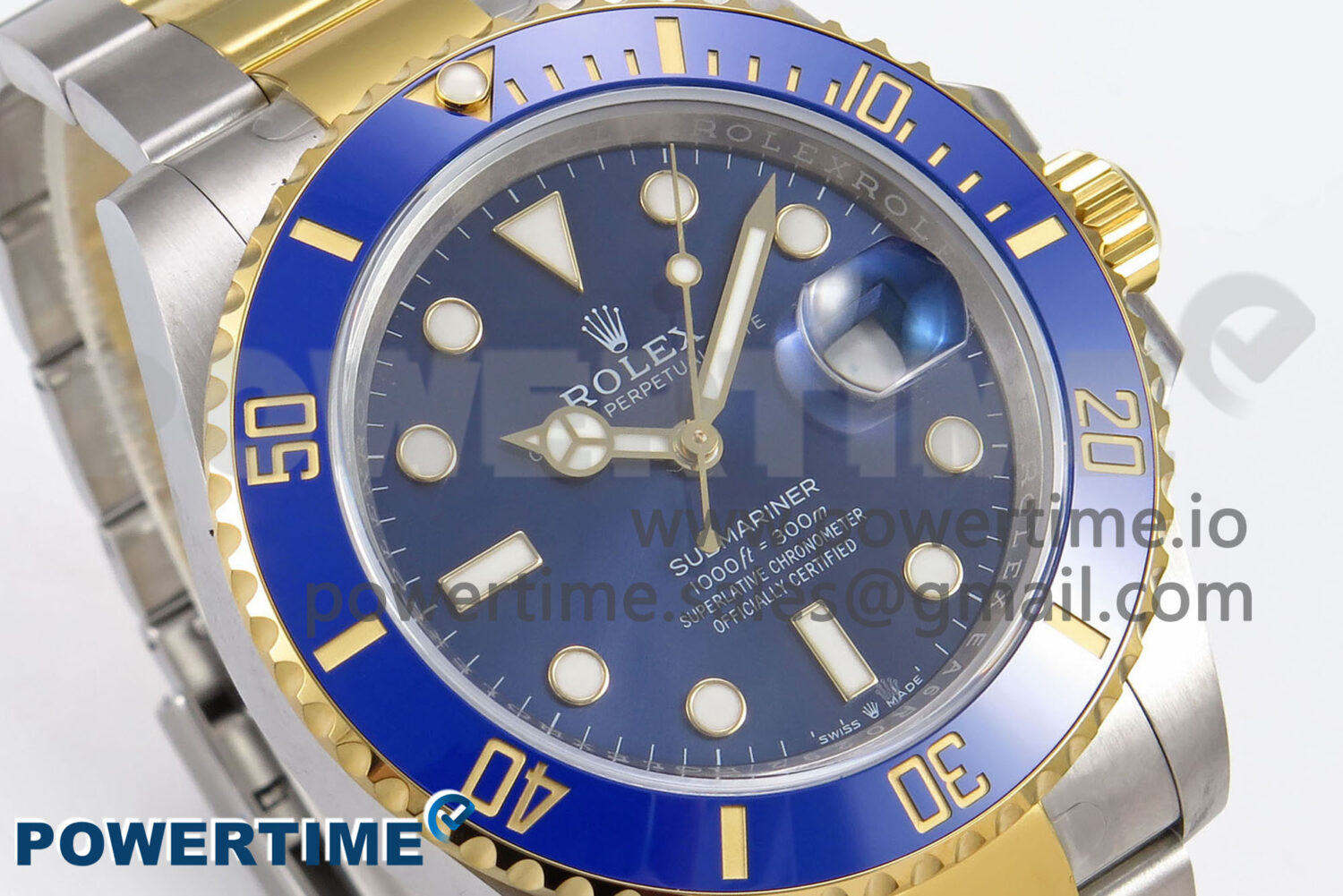 Submariner 41mm 126613 LB YG/SS EWEF 1:1 Best Edition Blue Dial on YG/SS Bracelet A3235 - Image 2