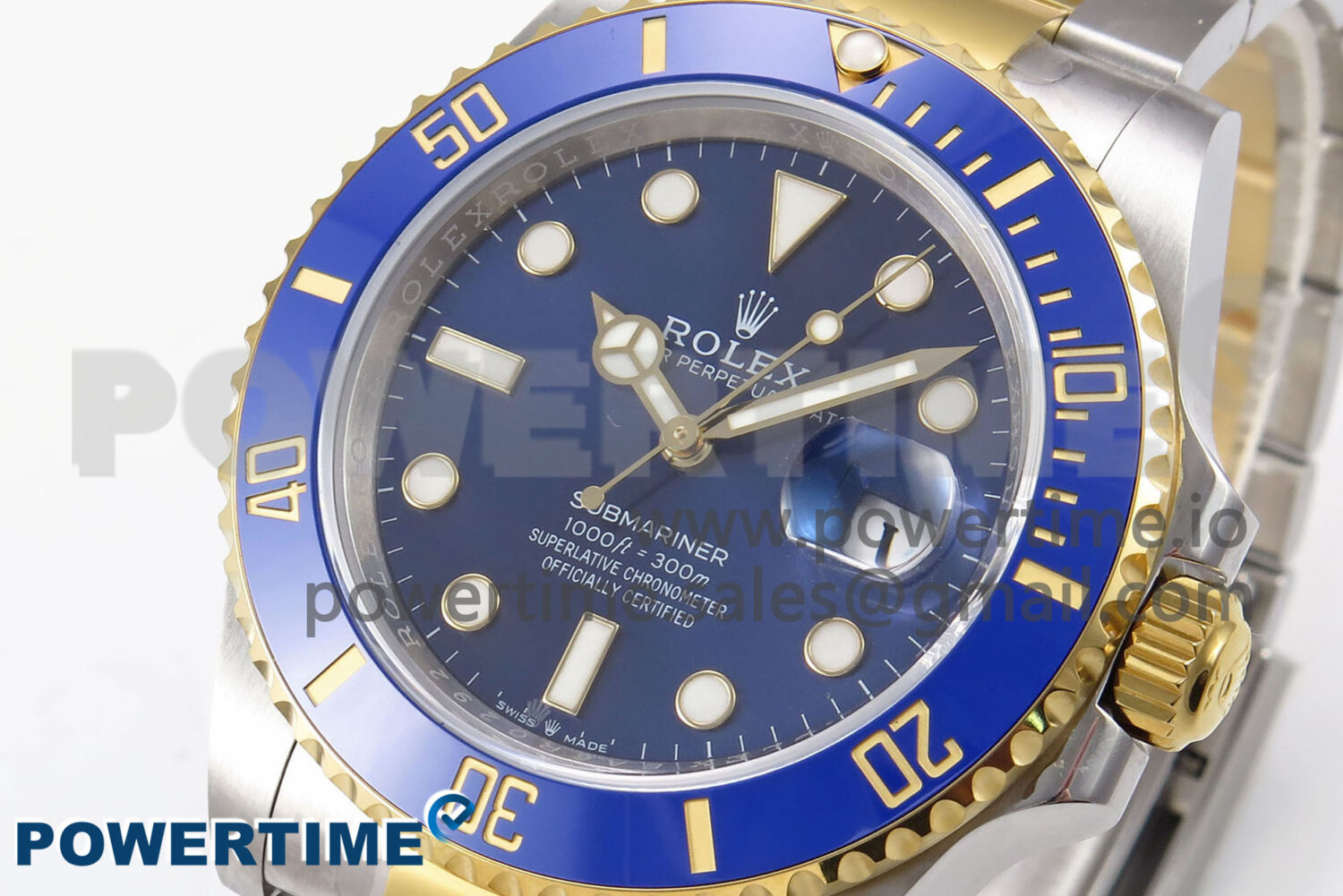 Submariner 41mm 126613 LB YG/SS EWEF 1:1 Best Edition Blue Dial on YG/SS Bracelet A3235 - Image 3