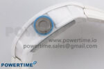 RM055 White Ceramic T+F 1:1 Best Edition Blue Skeleton Dial on White Rubber Strap RMUL2 Super Clone - Image 6