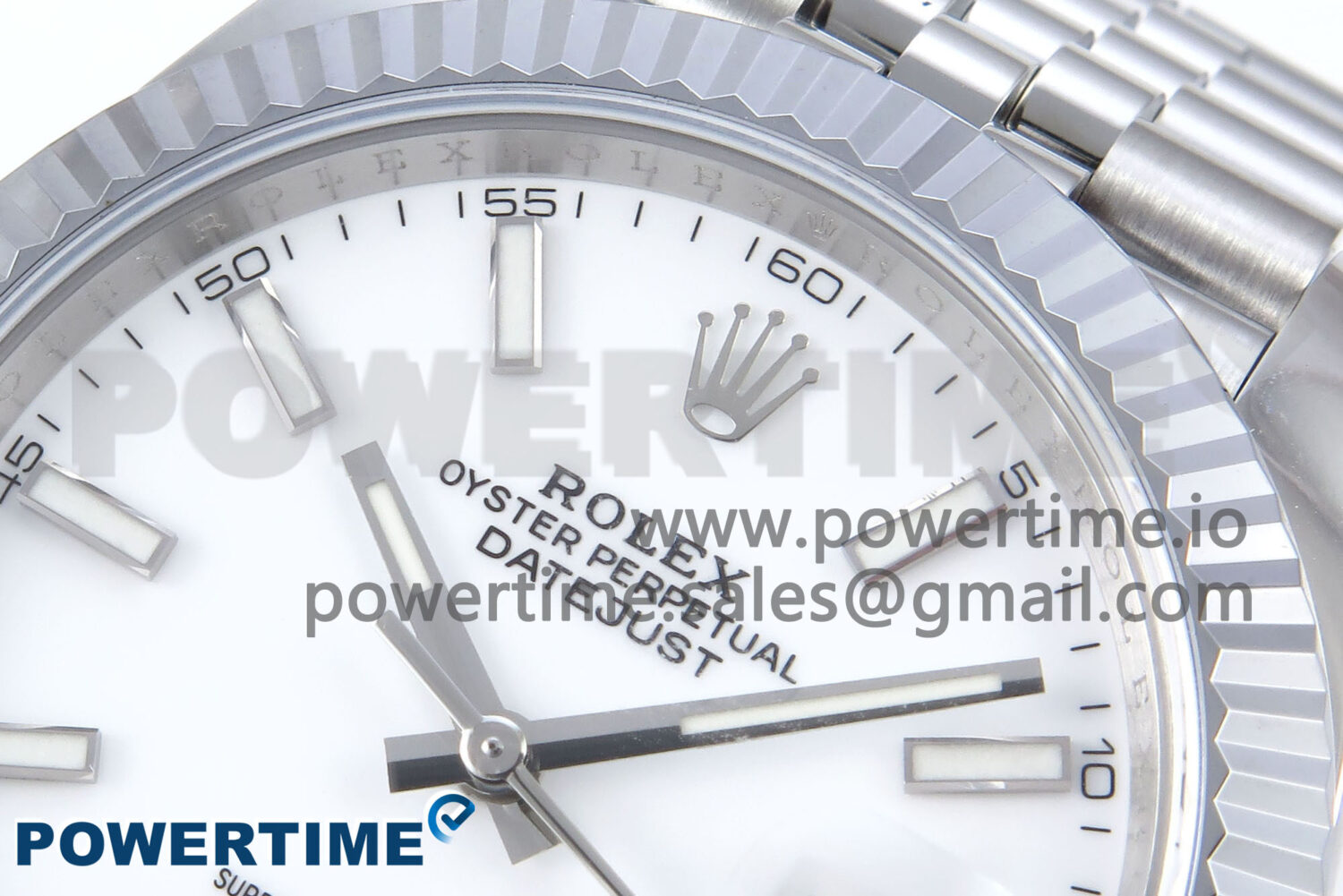 DateJust 41 126334 QF 1:1 Best Edition 904L Steel White Stick Dial on SS Jubilee Bracelet VR3235 - Image 4