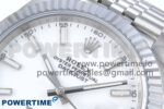 DateJust 41 126334 QF 1:1 Best Edition 904L Steel White Stick Dial on SS Jubilee Bracelet VR3235 - Image 4