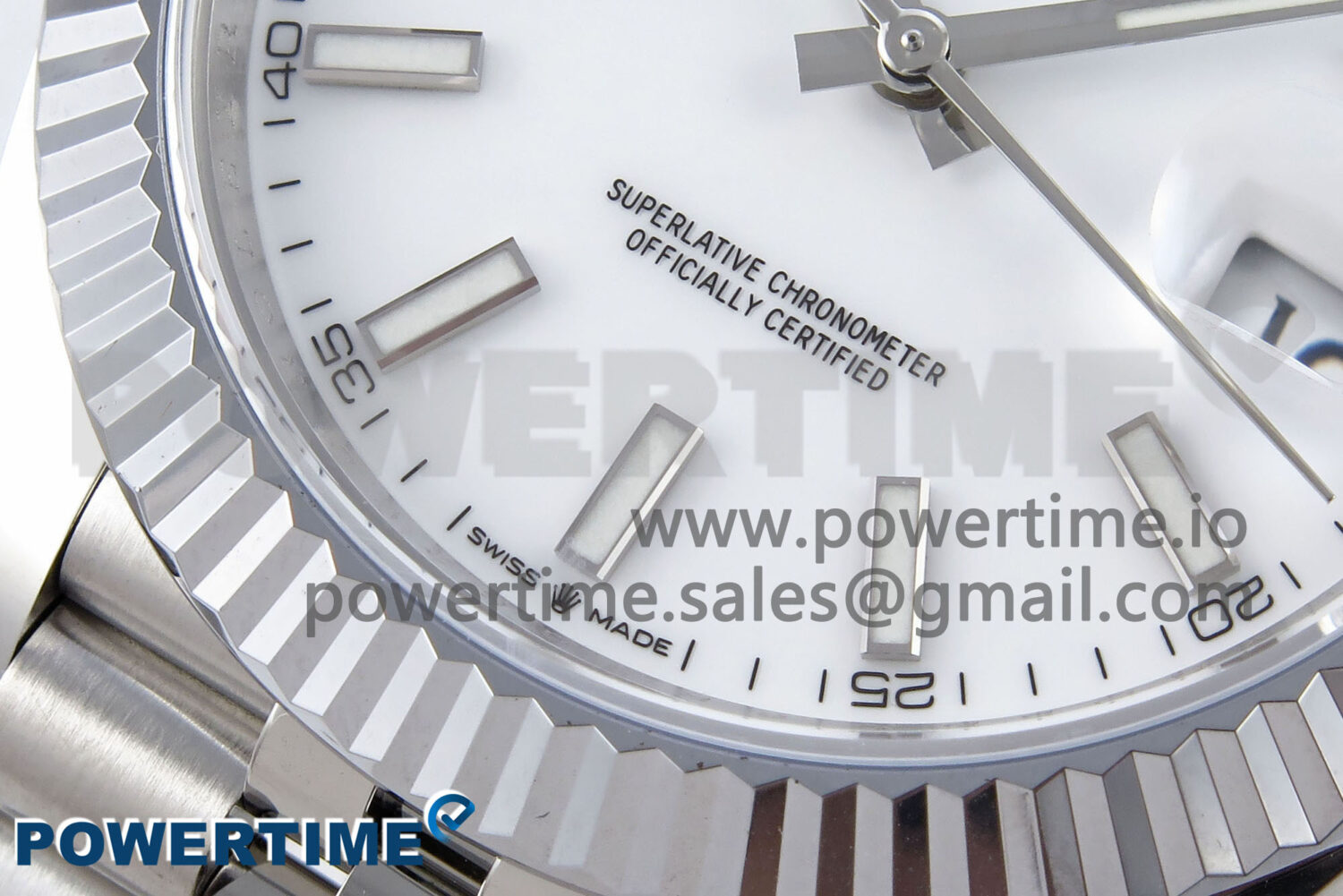 DateJust 41 126334 QF 1:1 Best Edition 904L Steel White Stick Dial on SS Jubilee Bracelet VR3235 - Image 5