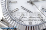 DateJust 41 126334 QF 1:1 Best Edition 904L Steel White Stick Dial on SS Jubilee Bracelet VR3235 - Image 5