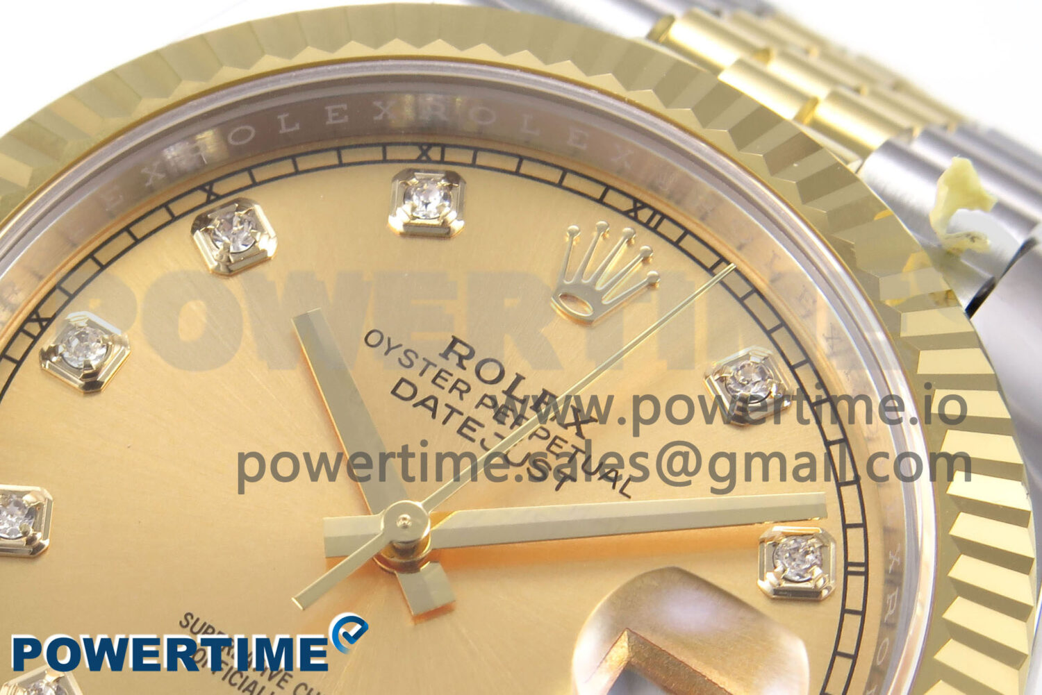DateJust 41 126333 EWEF 1:1 Best Edition YG Diamonds Dial on SS/YG Jubilee Bracelet A3235 - Image 4