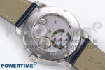 PP Tourbillon SS Diamonds Bezel RMSF Edition Black Starry Dial on Blue Leather Strap - Image 8