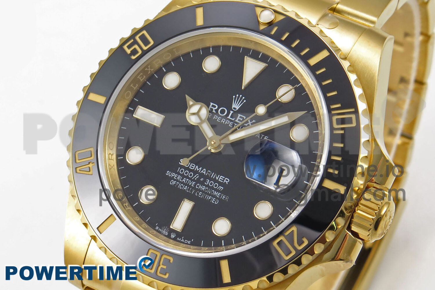Submariner 41mm 126618 LN YG EWEF 1:1 Best Edition Black Dial on YG Bracelet A3235 - Image 3