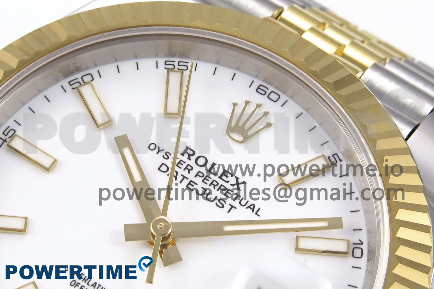 DateJust 41 126333 EWEF 1:1 Best Edition White Stick Dial on SS/YG Jubilee Bracelet A3235 - Image 4