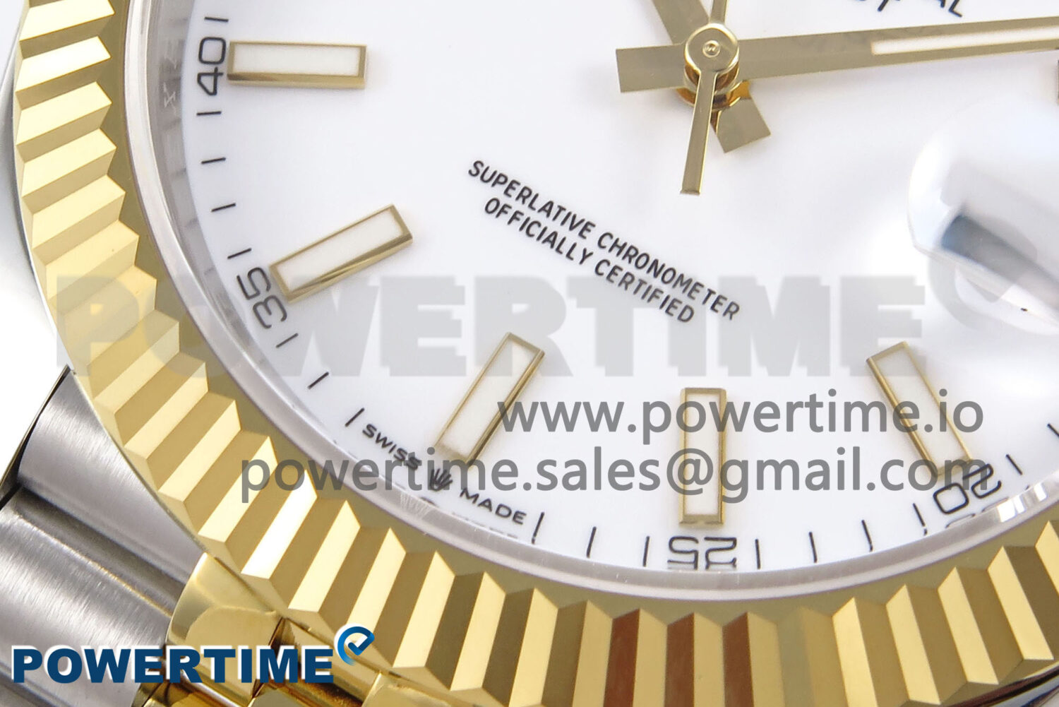 DateJust 41 126333 EWEF 1:1 Best Edition White Stick Dial on SS/YG Jubilee Bracelet A3235 - Image 5