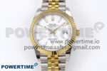 DateJust 41 126333 EWEF 1:1 Best Edition White Stick Dial on SS/YG Jubilee Bracelet A3235