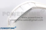 RM055 White Ceramic T+F 1:1 Best Edition Black Skeleton Dial on White Rubber Strap RMUL2 Super Clone - Image 7