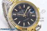 DateJust 41 126333 EWEF 1:1 Best Edition Black Stick Dial on SS/YG Jubilee Bracelet A3235 - Image 2