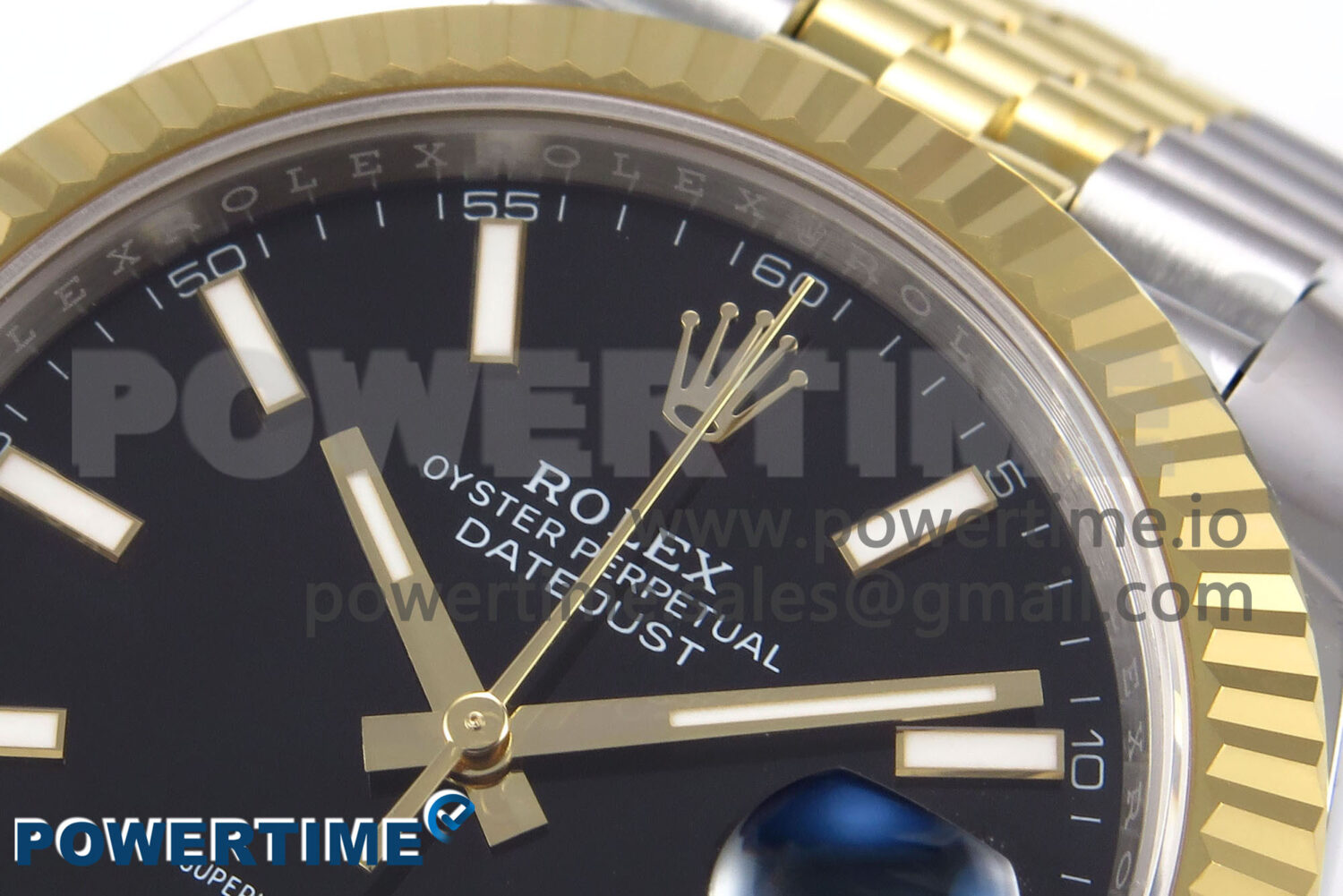 DateJust 41 126333 EWEF 1:1 Best Edition Black Stick Dial on SS/YG Jubilee Bracelet A3235 - Image 4