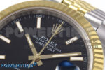 DateJust 41 126333 EWEF 1:1 Best Edition Black Stick Dial on SS/YG Jubilee Bracelet A3235 - Image 4