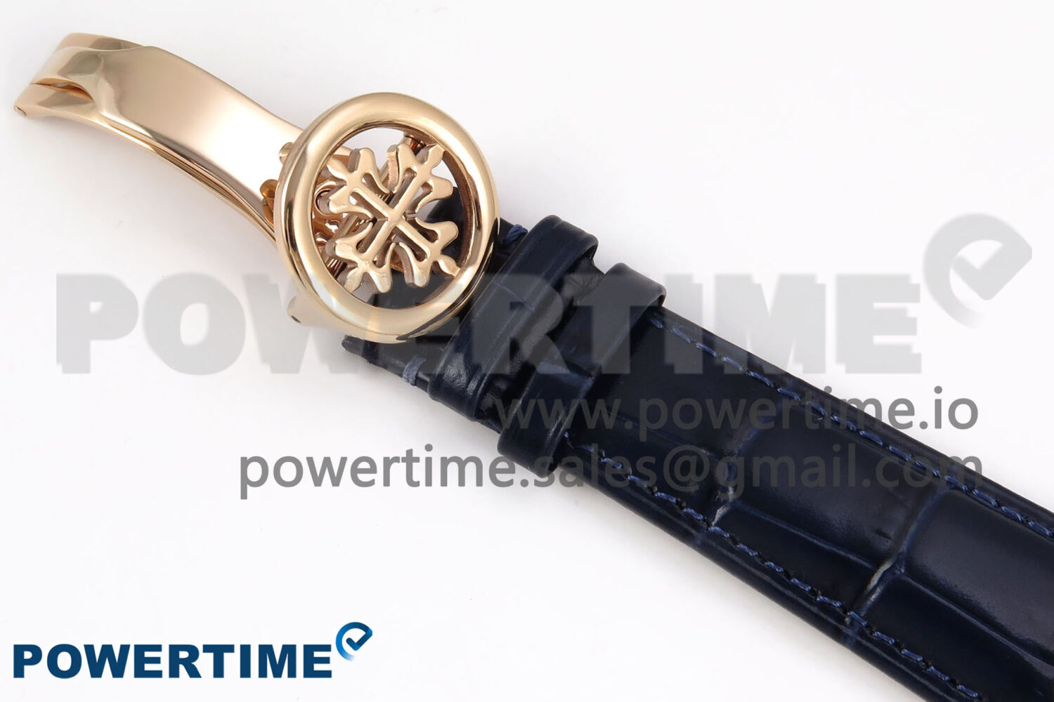 PP Tourbillon RG Diamonds Bezel RMSF Edition Black Starry Dial on Blue Leather Strap - Image 12
