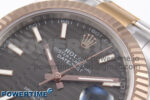 DateJust 41 126331 EWEF 1:1 Best Edition Gray Textured Dial on SS/RG Oyster Bracelet A3235 - Image 4
