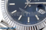 DateJust 41 126334 QF 1:1 Best Edition 904L Steel Blue Stick Dial on SS Jubilee Bracelet VR3235 - Image 5